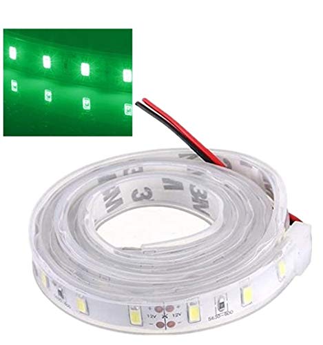 MASUNN 1 M 5630 SMD LED Tira De Silicona Luz Verde Impermeable 12V