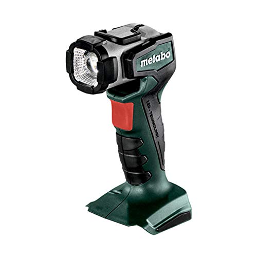 Metabo 600368000 600368000-Linterna a bateria 14,4-18V Ah Li-Ion ULA LED, 0 W, 18 V, Negro, Verde