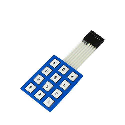 MissBirdler Teclado de 12 teclas Matrix de 50 x 42 mm, conmutador, teclado para Arduino Raspberry Pi