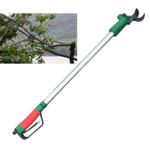 NEWTRY Tijeras de poda de aire neumático, alargadas, extensibles, árbol frutal, rama gruesa, herramienta de corte de jardinería, tijeras de rama de tungsteno (1 m)