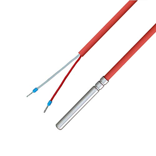 NTC 20KOHM - Sensor de temperatura con cable de silicona hasta 200 °C, probeta de temperatura, NTC, 5 metros