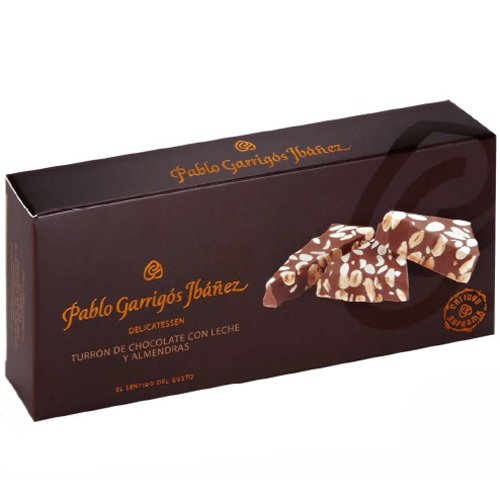 Pablo Garrigós Ibáñez Barra de Turrón de Chocolate con Leche y Almendras - 300 gr