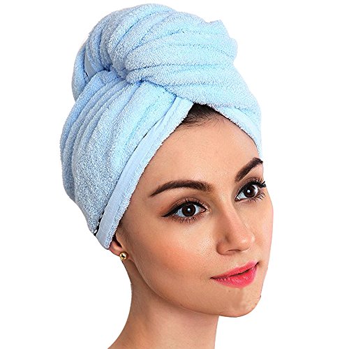 Pelo Head Wrap Cabello Seco Turbante Gorro Secado Rápido Super Absorbente Toalla Algodón Protege El Cabello Seco Pelo Sombrero para De SPA Baño Salon