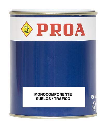 Pintura monocomponente para suelos y garajes. Exterior-Interior. PROA.