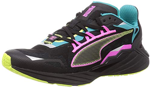 PUMA ULTRARIDE FM Xtreme WNS, Zapatillas para Correr de Carretera Mujer, Negro Black/Viridian Green/Luminous Pink, 40.5 EU