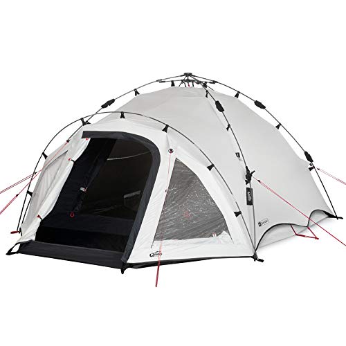 Qeedo Quick Oak 3, Tienda de camping para 3 personas, tienda automatica, Quick-Up-System - Dark Series