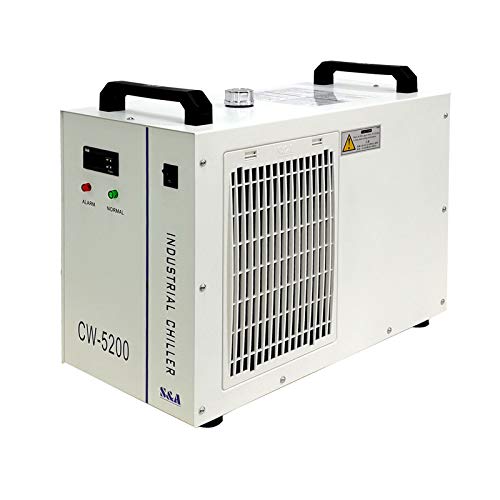 S&A Genuino CW-5200AH (5200AG actualizado) Enfriador de agua industrial (Enviado desde Europa Free Duty & VAT) Agua de enfriamiento para máquina de corte por grabado láser CO2 CO2 80W-150W