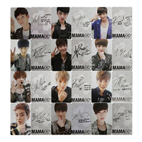 Saicowordist KPOP Exo Regulr 5ª Serie - Tarjeta de felicitación de Polaroid coleccionable, pequeña tarjeta oficial, regalo para fans (mama)