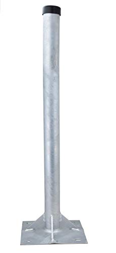 Satix Satélite Stand 6 x 100 cm galvanizado para antena parabolica