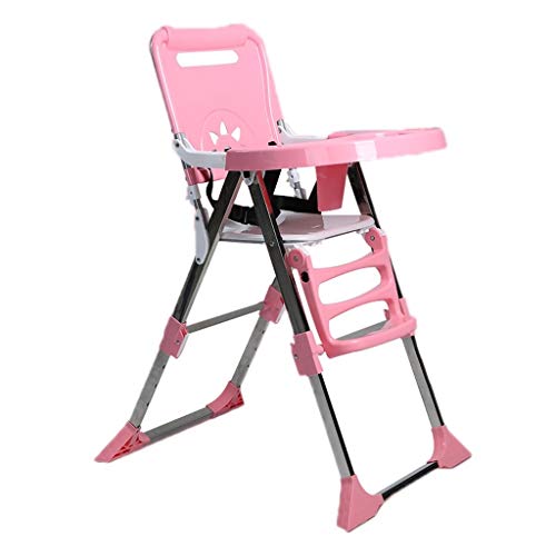 Silla de comedor para niños Tronas Para Bebés, Silla Para Niños Pequeños Lavable Extraíble Antideslizante Guardia De Caída Plegado Simple Multifunción Portátil Ajustable Trona Para Niños Eat Stool Sil