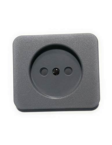 Simon - 75040-65 tapa enchufe bipolar s-75 gris Ref. 6557535230