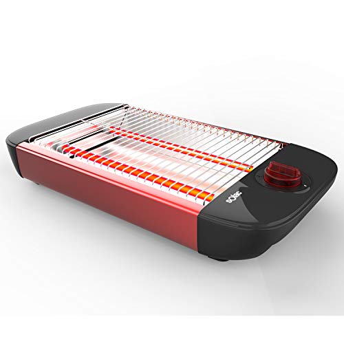 Solac Stillo Red Tostador plano, 600 W, Plástico, Rojo