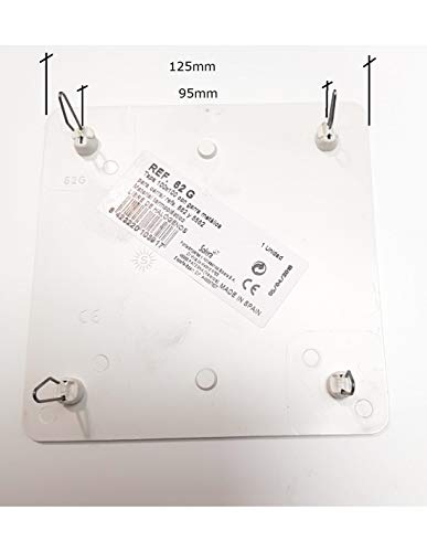 SOLERA Tapa Caja Empalme 100x100mm Garra Metálica