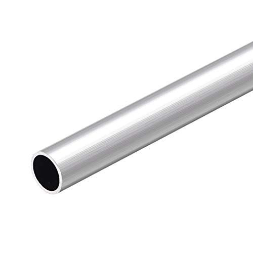 sourcing map 6063 Aluminio Redondo Tubo 300mm Longitud 14-15mm OD Seamless tubos rectos de aluminio ID de 12 mm x 14 mm de diámetro exterior