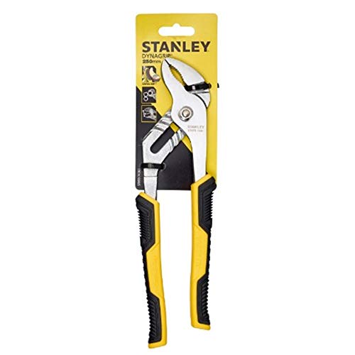 Stanley Alicate Control Grip de Cremallera 250mm STHT0-74361, Negro/Amarillo, Taglia Unica