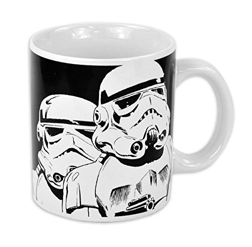 Star Wars mugbsw30 Taza de café, cerámica, Blanco, 12 x 10 x 9 cm