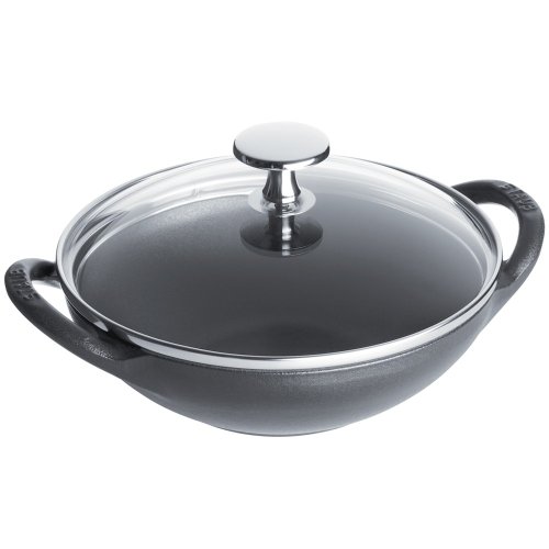 Staub 1311718 - Baby wok, 16 centímetros de diámetro, color gris