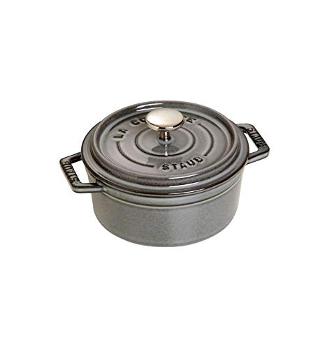 Staub Cazuela Cocotte Redonda 12 centímetros Gris