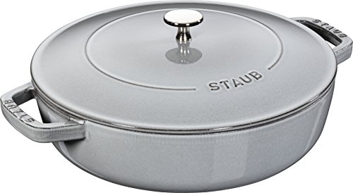 STAUB Rustidera chistera de Hierro Fundido Gris Grafito 28cm