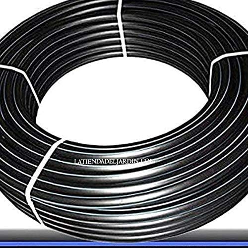 Suinga 100 metros TUBERIA 25MM - 16 BAR Polietileno ALIMENTARIA alta densidad. Color negro. Máxima calidad. Tuberia con Certificado AENOR apta uso agua potable.