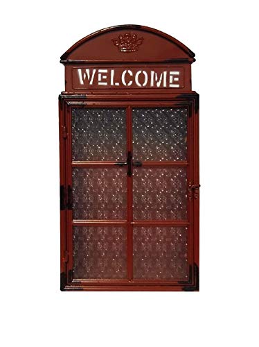 SuperStudio LO+DEMODA Royal Welcome Colgador Decorativo para Llaves, Metal, Rojo, 40x60x75 cm