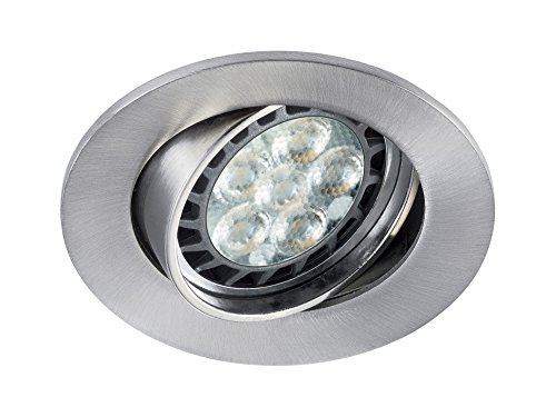 Sylvania 0053381 - Downlight sylspot gu10 led 3000k ww aluminio cepillo