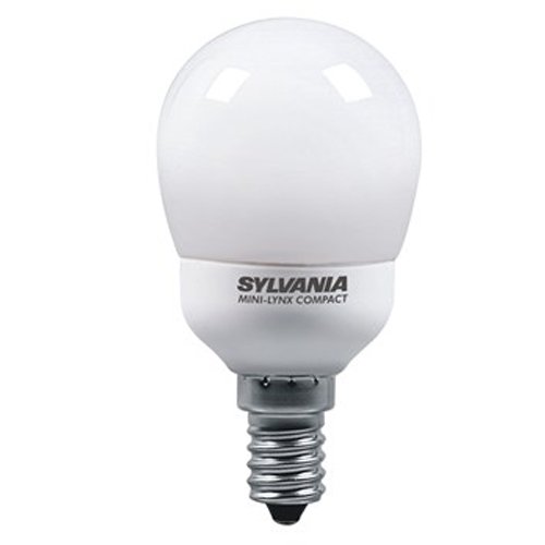 Sylvania Bombilla Compact Esferica ML 9W/827 E14 (Small Edison Screw), 9 W, warmweiß