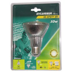 Sylvania bombilla halógena hi-spot 80 230 V 50 W 25º E27