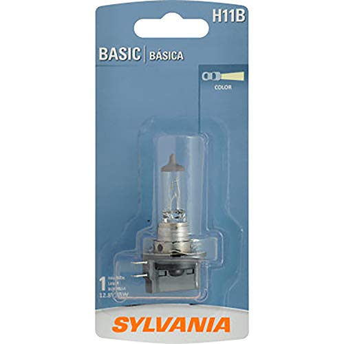 SYLVANIA - H11B Basic - Halogen Bulb for Headligh Applications (Contains 1 Bulb)