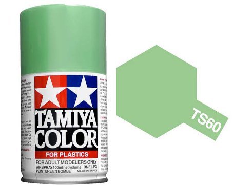 Tamiya 85060. Spray TS-60. Pintura esmalte color Verde Nacarado