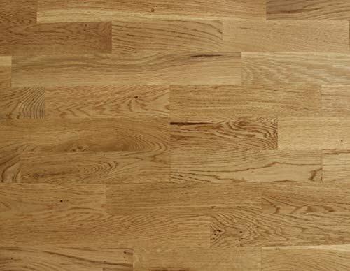 Tarima Flotante Madera Natural de Roble Europeo 3 lamas satinado