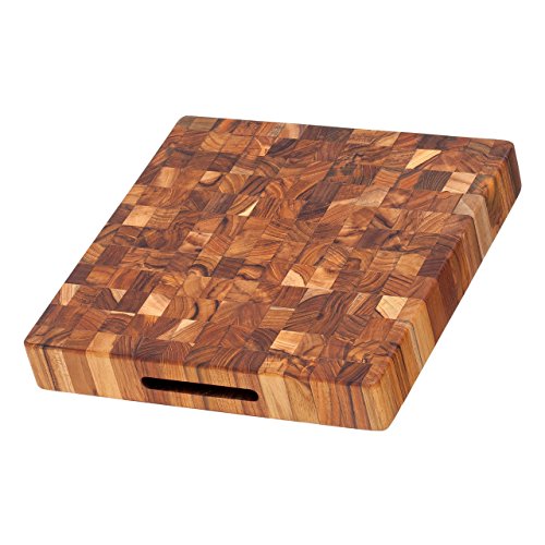 Teakhaus TH317-Tabla de Cortar Madera, 30,5 x 30,5 x 5 cm