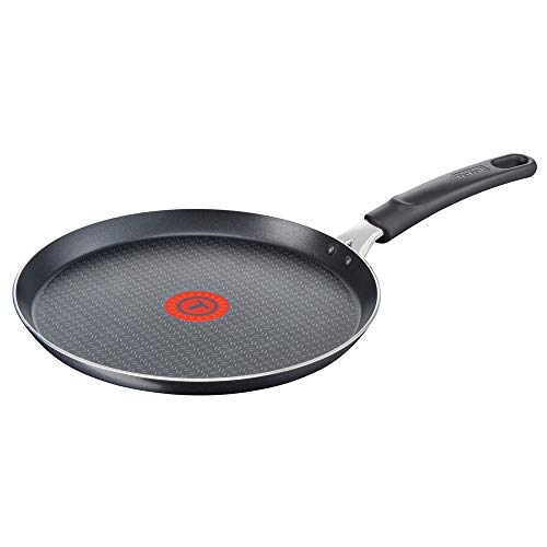 Tefal C3671102 Elégance - Crepera, aluminio, 45,1 x 27,9 x 5,6 cm, negro, 28 cm