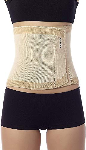 Teyder 870FV-L - Angora Faja Lumbar Térmica Ajustable, Grande Beige