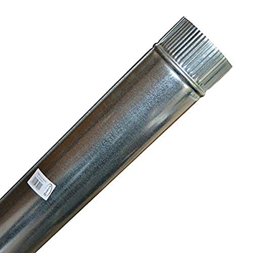 Theca 7500004 Tubo acero chapa galvanizada, Multicolor, 110 mm