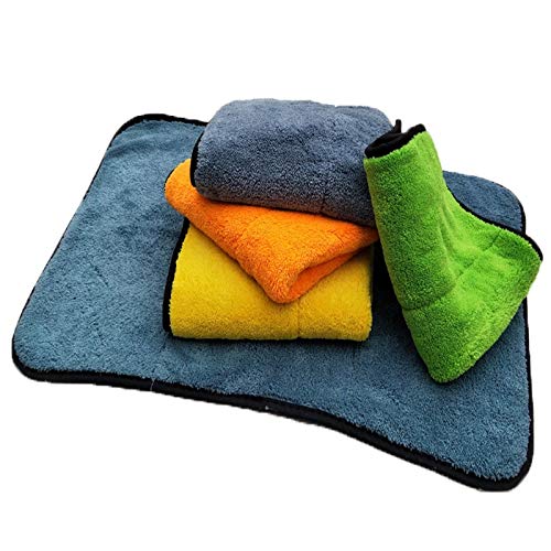 Toalla Secado Coche 4 PCS AUTO DETENAILLERING 45x38cm Auto Wassen Doek Microfibra HandDoek Coche Coche Rago Voor Cars Dikke Microfibra Voor Care Care Keuken Limpieza Coche (Color : 45x38x4pcs)