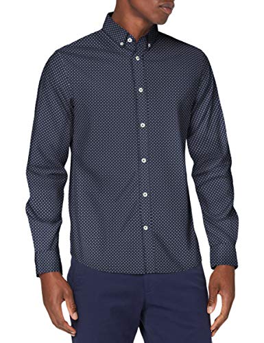 Tom Tailor Regular Stretch Print Camiseta, 24479 Broken Ri - Juego de Cartas de Colores, L para Hombre