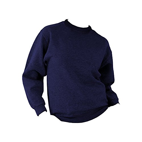 UCC - Sudadera / Top básica gruesa mangas Set-in Modelo 50/50 Hombre caballero (5XL/Azul real)