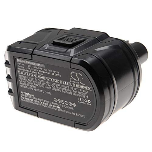 vhbw Batería compatible con Ryobi CFP-180S, CFP-180SM, CHD-1801M, CHI-1802M, CHP-1802M, CHV-180L herramientas eléctricas (9000mAh Li-Ion 18V)