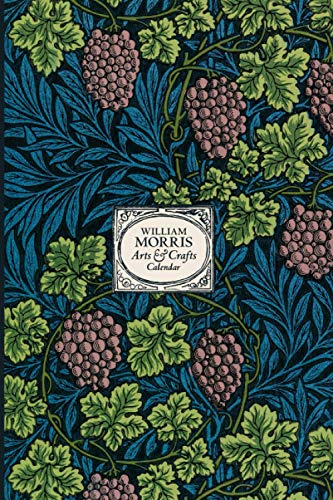 William Morris perpetual pocket calendar: Design: Vine • 6" x 9" (15.24 x 22.86 cm)