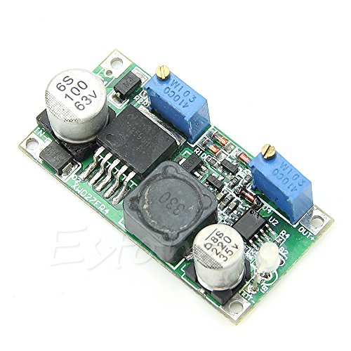 Yoging - Conversor bajador DC-DC LM2596HV, módulo de alimentación regulable CC-CV 1,25 – 30 V 15 W