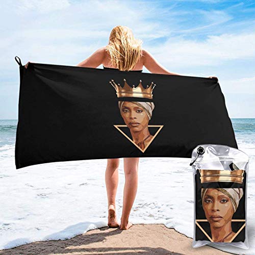 Yuanmeiju Toalla Toalla de baño de Secado rápido Erykah Badu Quick Dry Towel Unisex Blanket Portable Lightweight Towel for Beach Bath Travel Swim Pool Yoga Gym