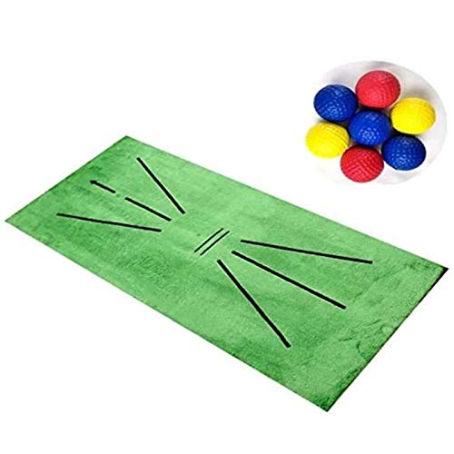 YUNYING Golf Training Mat,for Swing Detection Batting Practice,Portable for Home Office Outdoor Gift for Golf Beginner