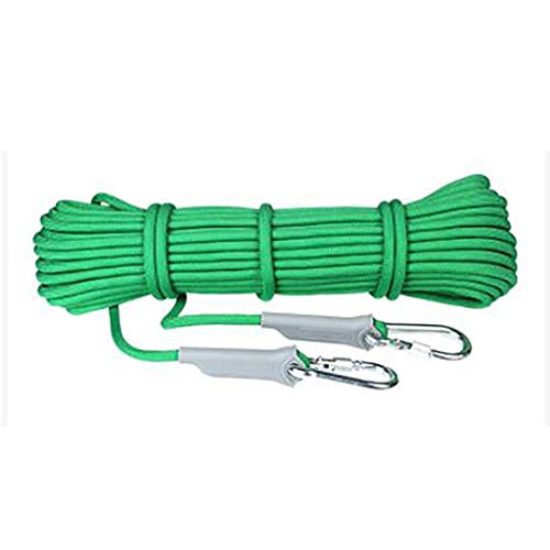 ZSM Imán Pesca Cuerda de Nylon con mosquetón, de Alta Resistencia de la Cuerda de Seguridad Cuerda de la Trenza 6/8 / 9,5/12 mm Cuerda de Escalada Naranja YMIK (Color : A, Size : 6mm 40m)