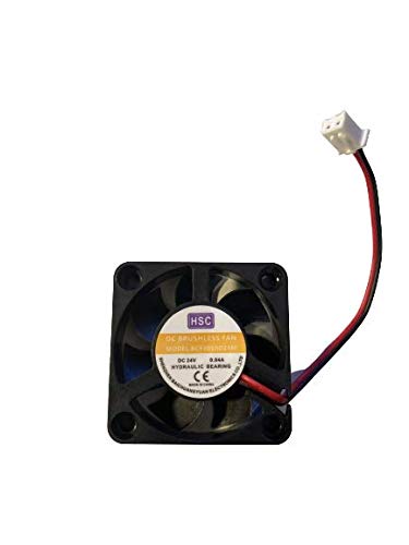 3DPLady | Ventilador original Sidewinder X1 4020 24 V 50 mm cable longitud con terminal para extrusor (última versión)