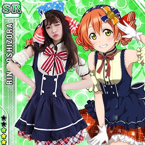 Anime Love Live disfraz Tojo Umi Koroti Eli Nico Rin Honoka cosplay vestido + peluca Candy Maid Uniform Lolita Dress cosplay disfraz talla única disfraz 9