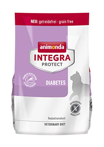 animonda Integra Protect Diabetes para gatos, comida dietética para gatos, pienso para gatos con diabetes mellitus, 1200 g