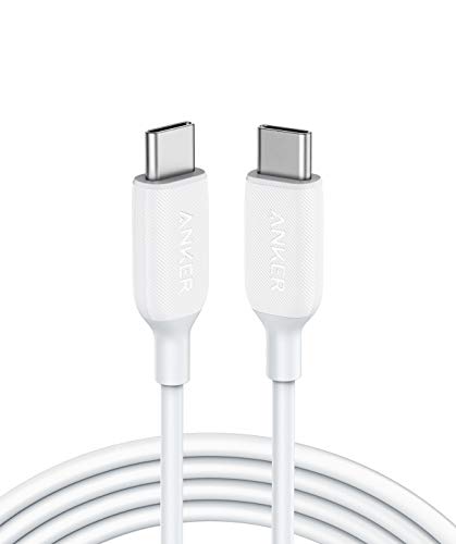 Anker USB C to USB C Cable, Powerline III USB-C to USB-C Fast Charging Cord (6 ft), 60W Power Delivery PD Charging for Apple MacBook, iPad Pro, Samsung Galaxy S10 Plus S9 S8 Plus, Pixel, and More
