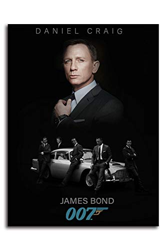ARYAGO No Time to Die - Cuadro impreso moderno de 30,5 x 40,6 cm, James Bond 007 Spy Movie Daniel Craig Decor Art Office Decoración de arte de la oficina, arte sin enmarcar/enmarcar