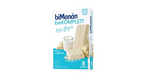 BIMANAN - beKOMPLETT - Placer Equilibrado - Barritas Yogur - 8uds 304 gr